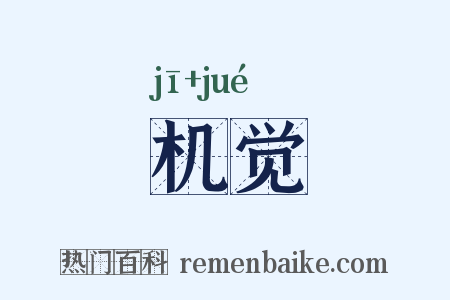 机觉是什么意思的图片